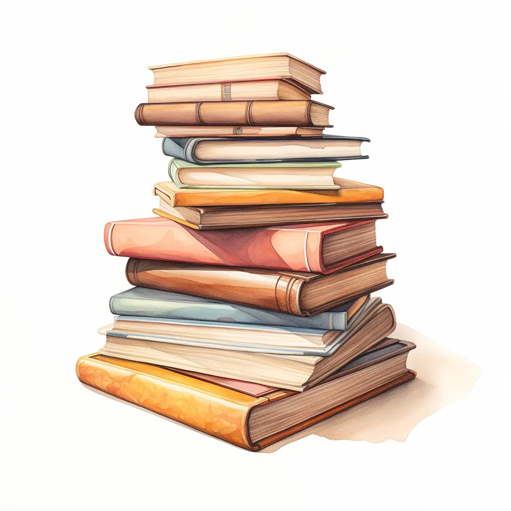 Halbrealistische Kunst und Pastellfarben: Bücher in ihrer Schönheit. Halbrealistische Kunst und Pastellfarben: Bücher in ihrer Schönheit.
